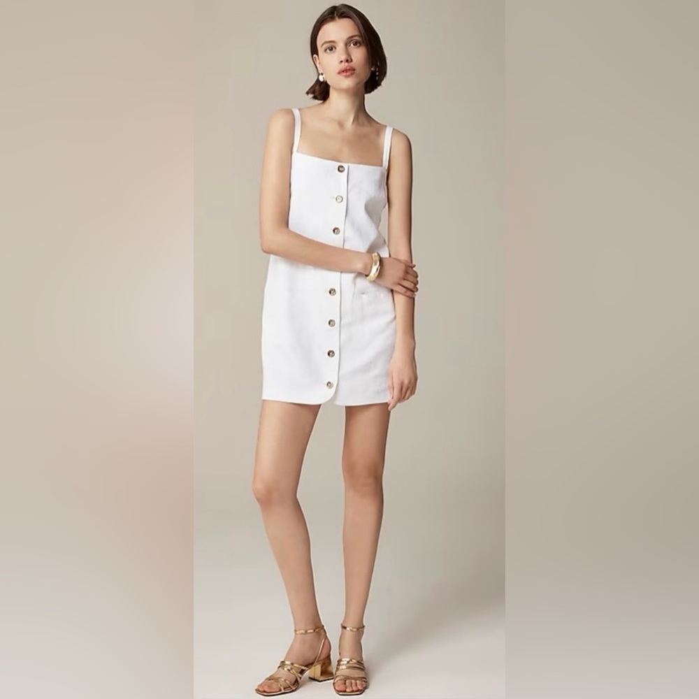 J.Crew Claudia Dress in Linen - Picture 3 of 11